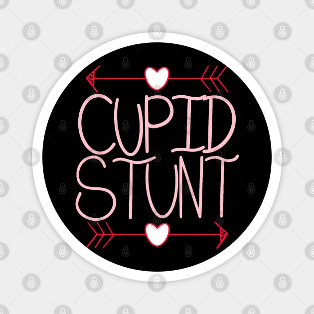Cupid Stunt Funny Subtle Swear Word Magnet by belownormal